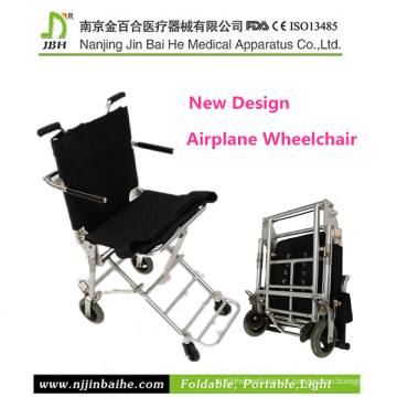 Cadeira de rodas de transporte de avião ultra leve